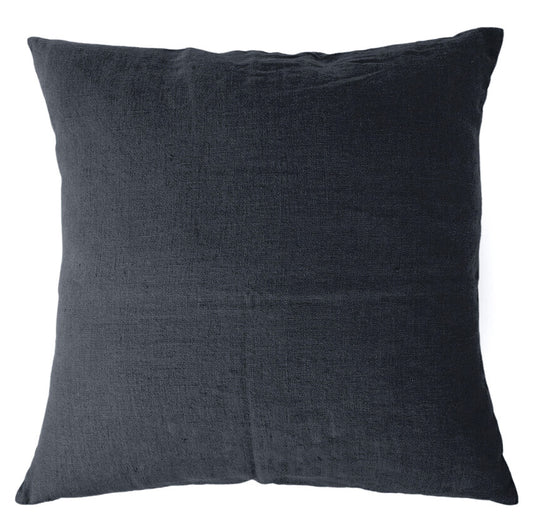 Housse de coussin carré XL "Porticcio" lin lavé