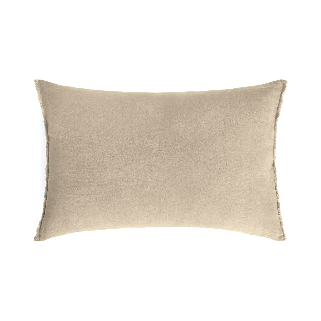 Housse de coussin lin lavé & coton "Limy"