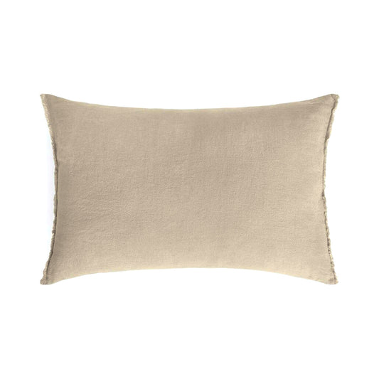 Housse de coussin lin lavé & coton "Limy"