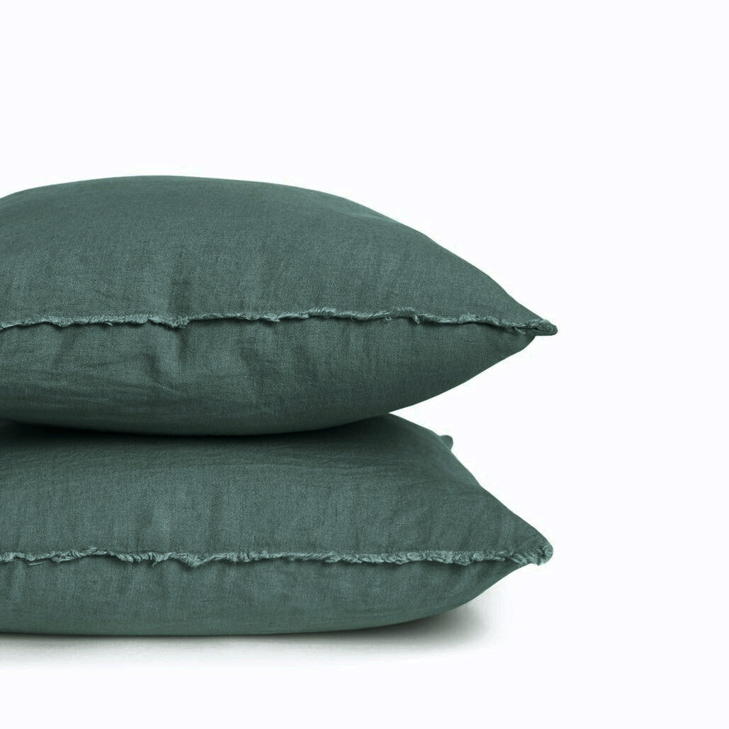 Coussin "Viti" lin lavé