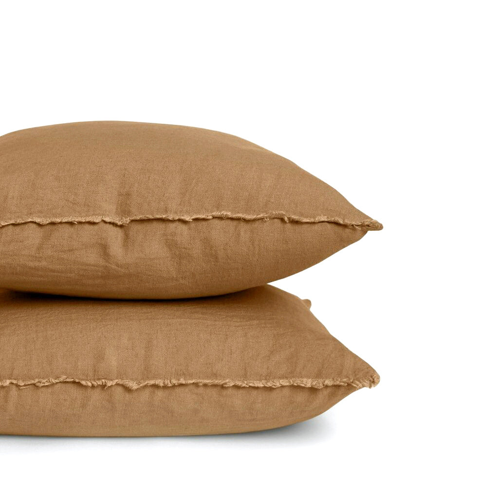 Coussin "Viti" lin lavé