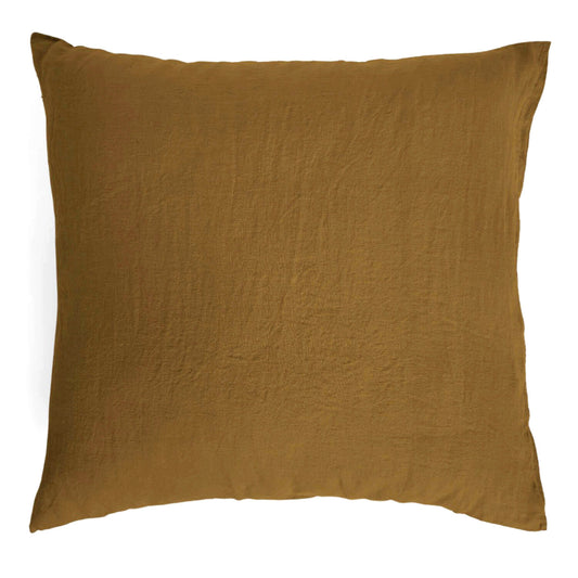 Housse de coussin carré XL "Porticcio" lin lavé