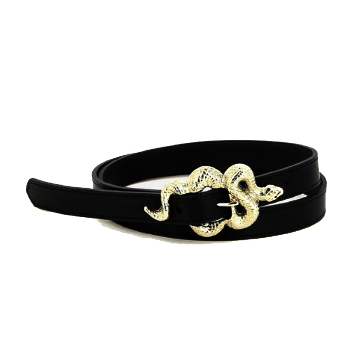 Ceinture "La Barbier" cuir Noir
