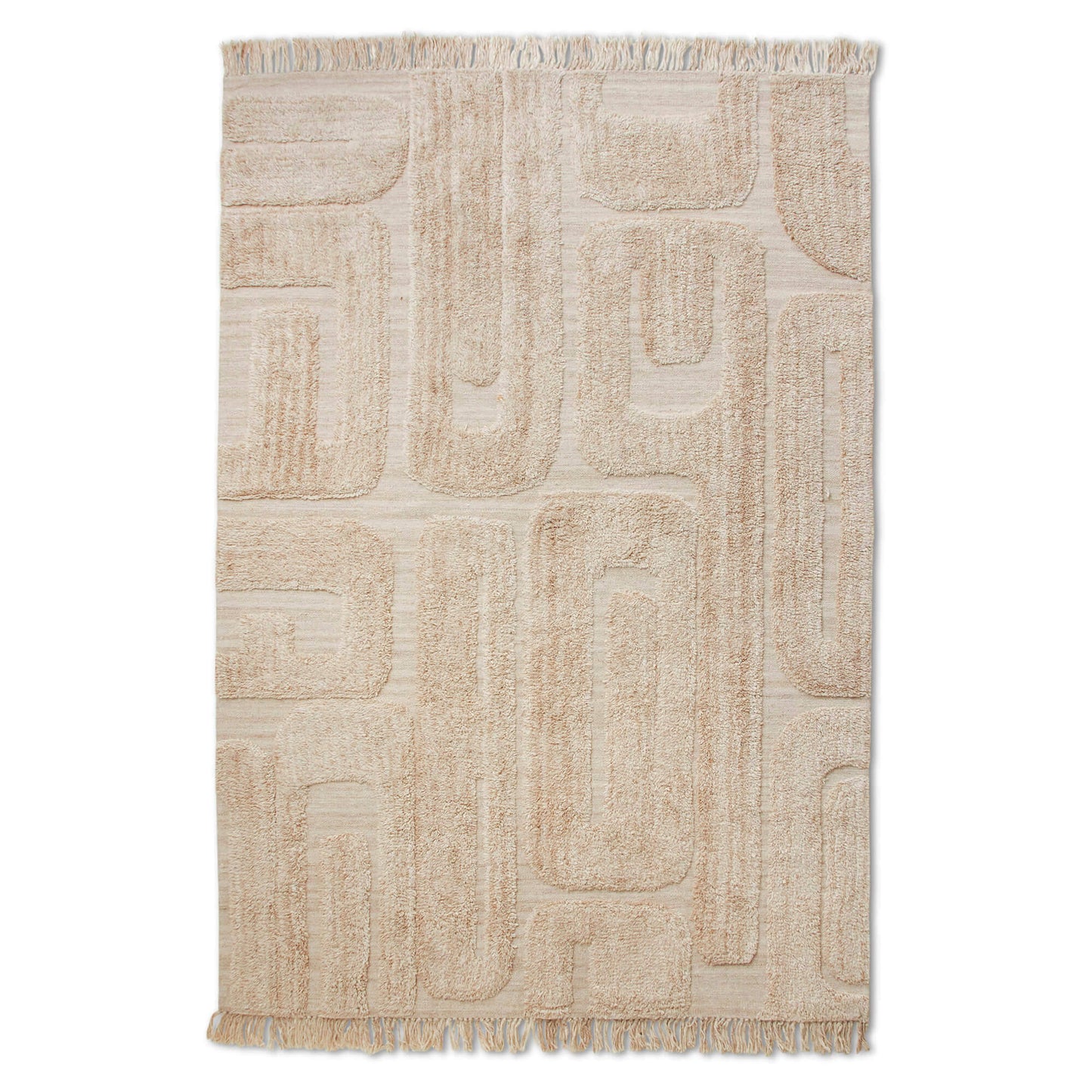 Tapis laine tufté "Limestone" 200x300cm