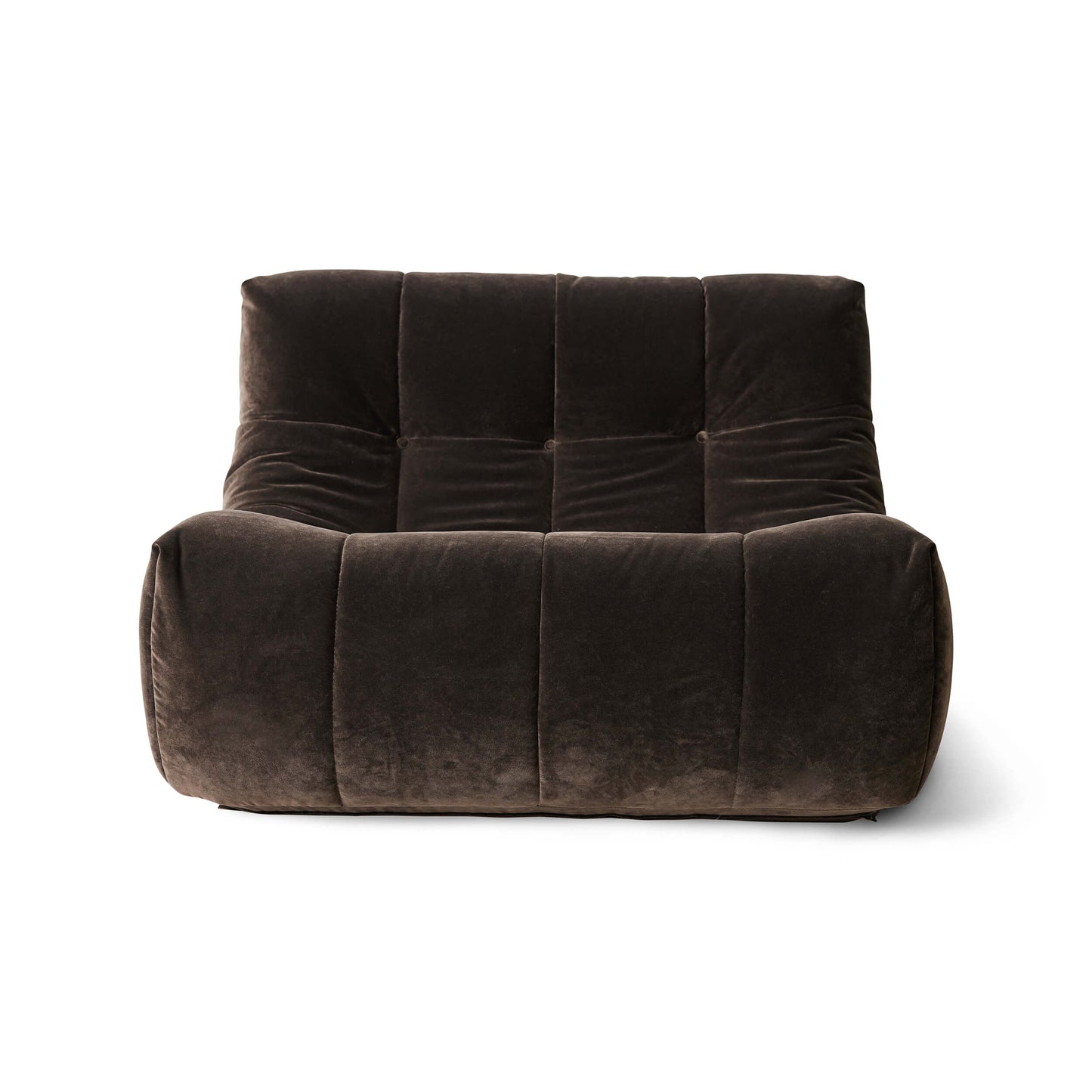 Fauteuil XXL "Lazy Lounge Chair" - Royal velvet Expresso