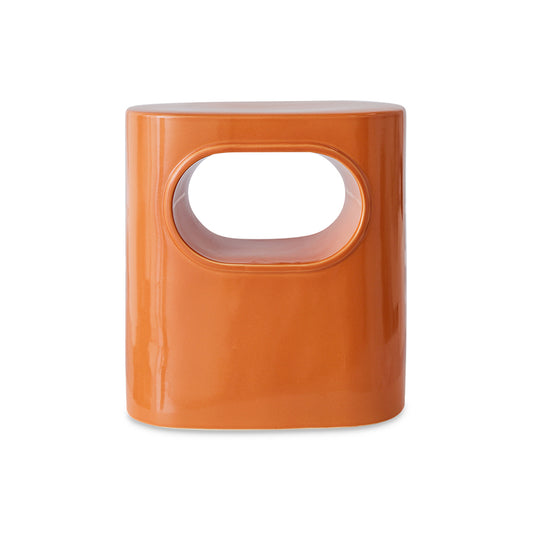 Chevet "Space Side Table" céramique - Orange