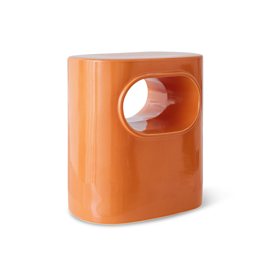 Chevet "Space Side Table" céramique - Orange