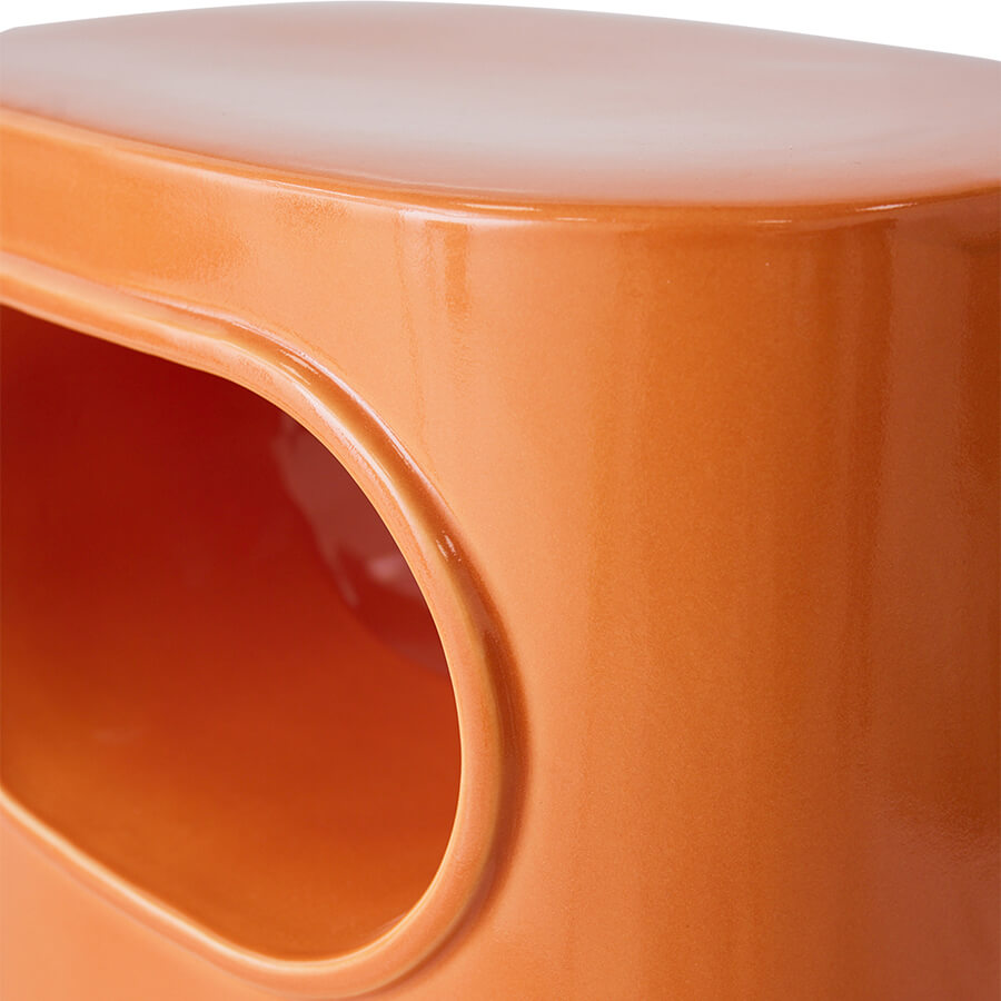 Chevet "Space Side Table" céramique - Orange