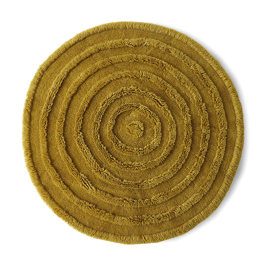 Tapis shaggy laine ø150cm - Seaweed