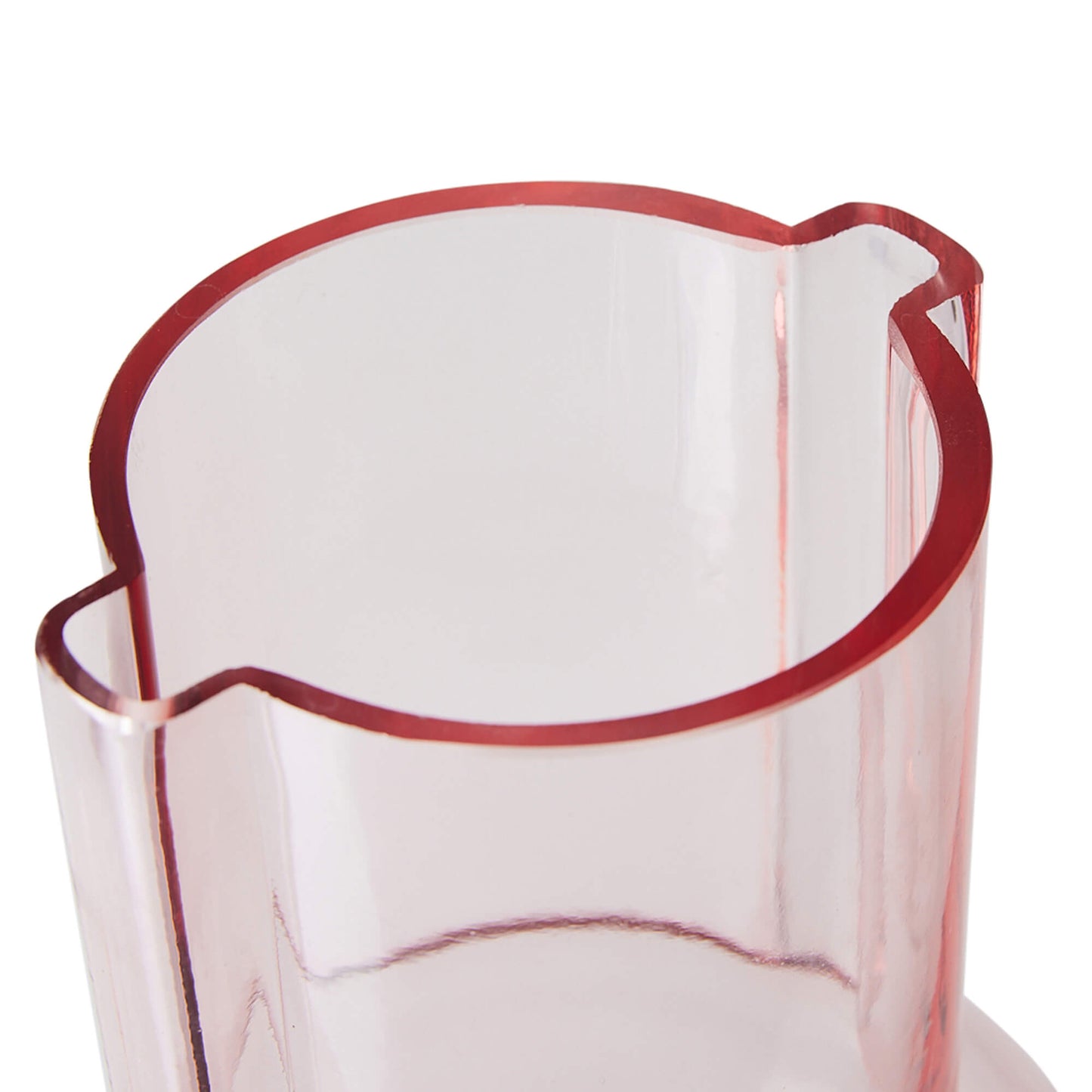 Vase en verre - Sundae pink