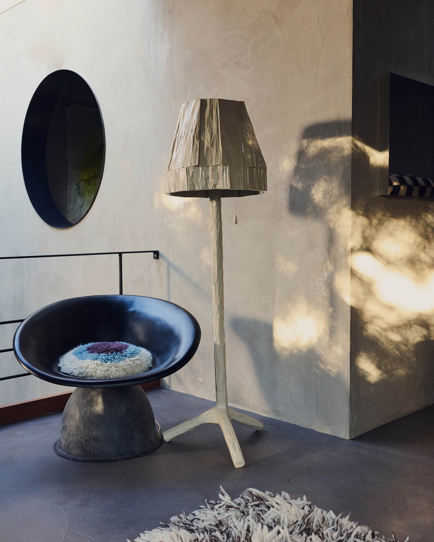 Coussin fourrure "Eye Catcher"