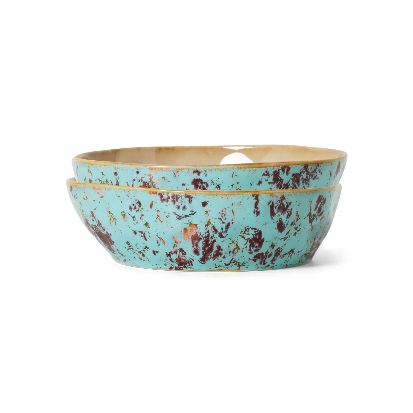 Assiettes à pâtes X2 "Patina"