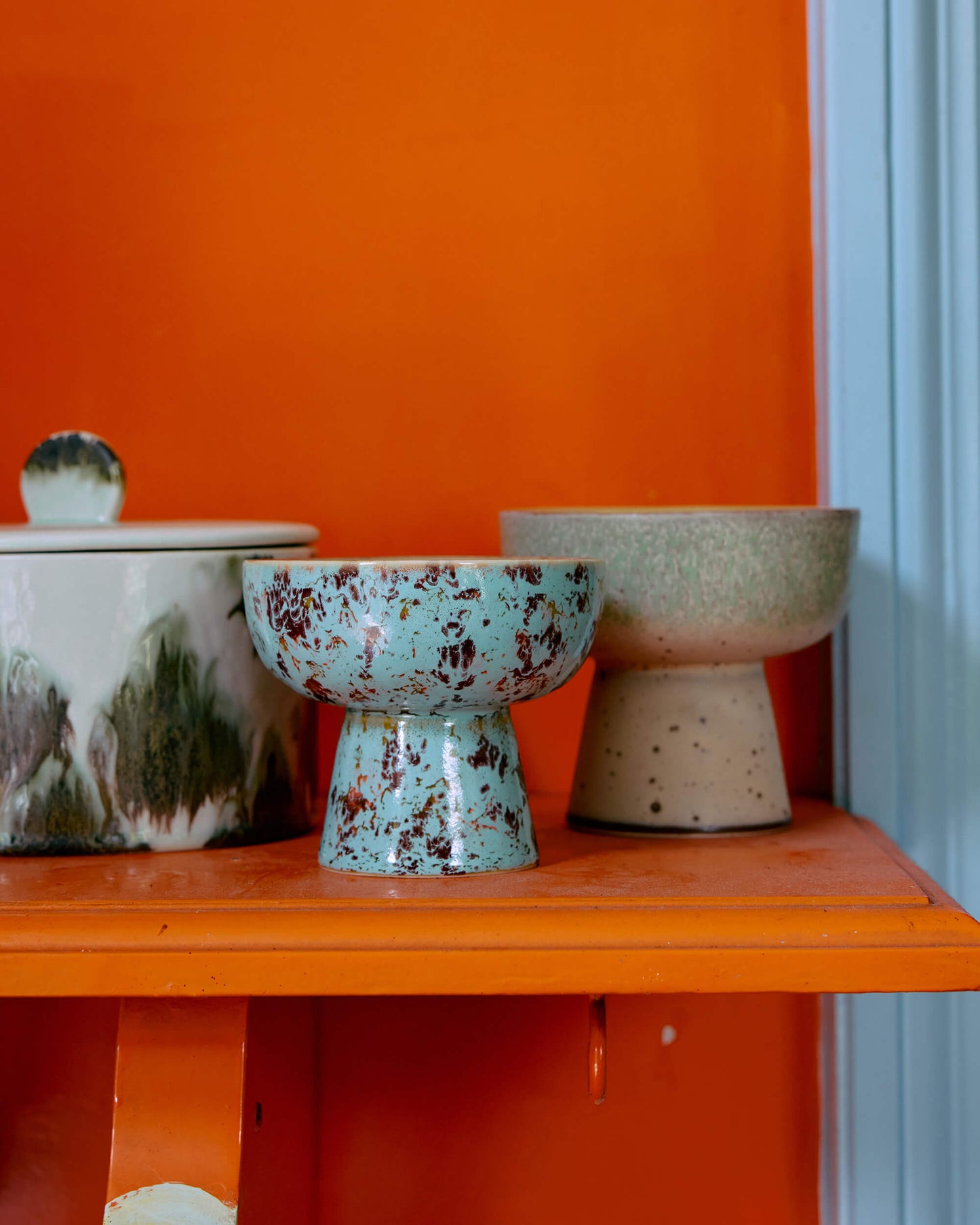 Bol à tapas sur pied céramique "Patina"