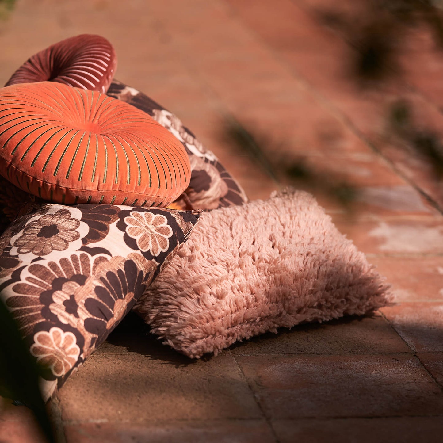 Coussin "Fluffy" - Blush