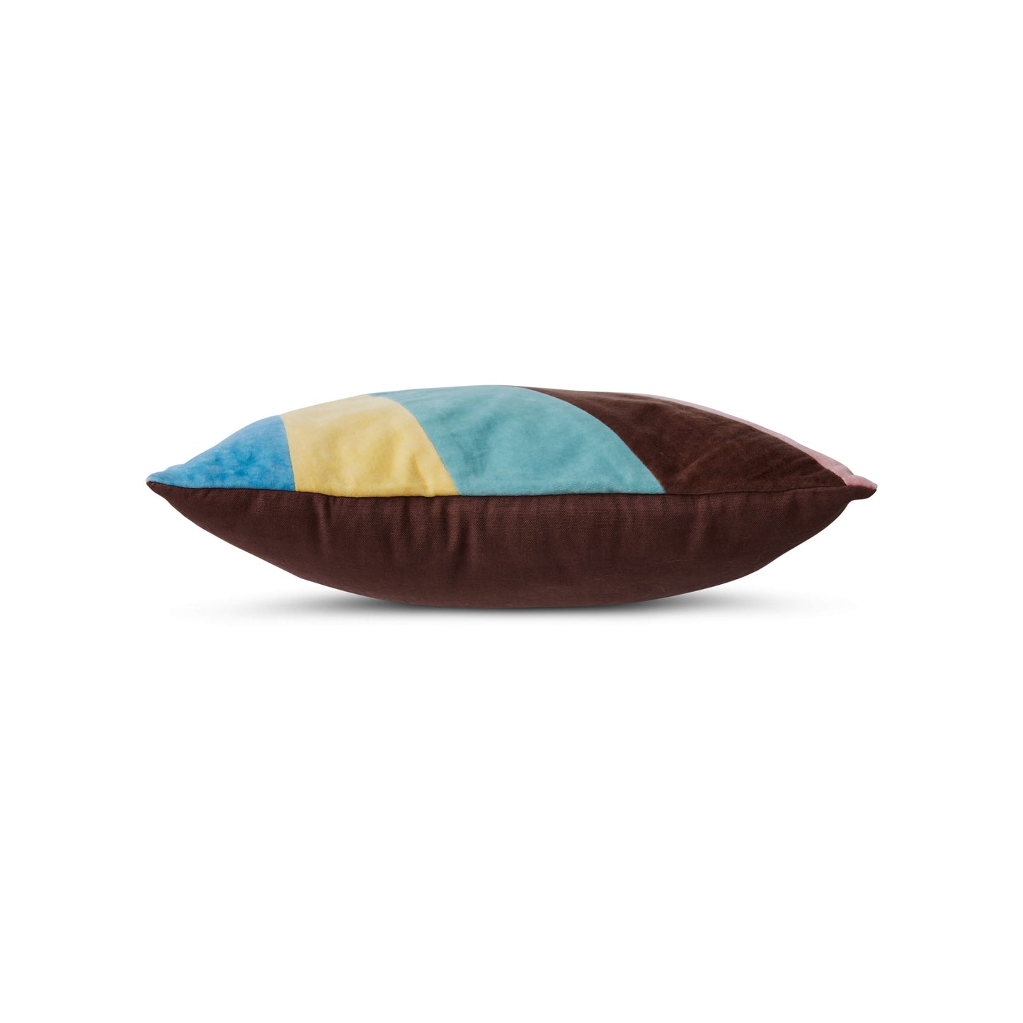 Coussin rayé velours "Eventide"