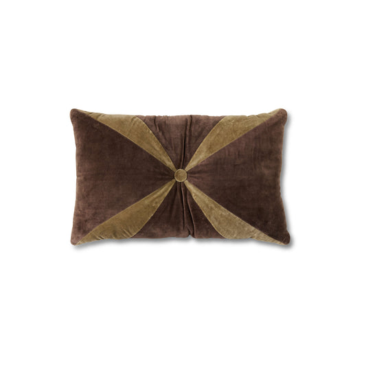 Coussin velours "Velvet Brown"