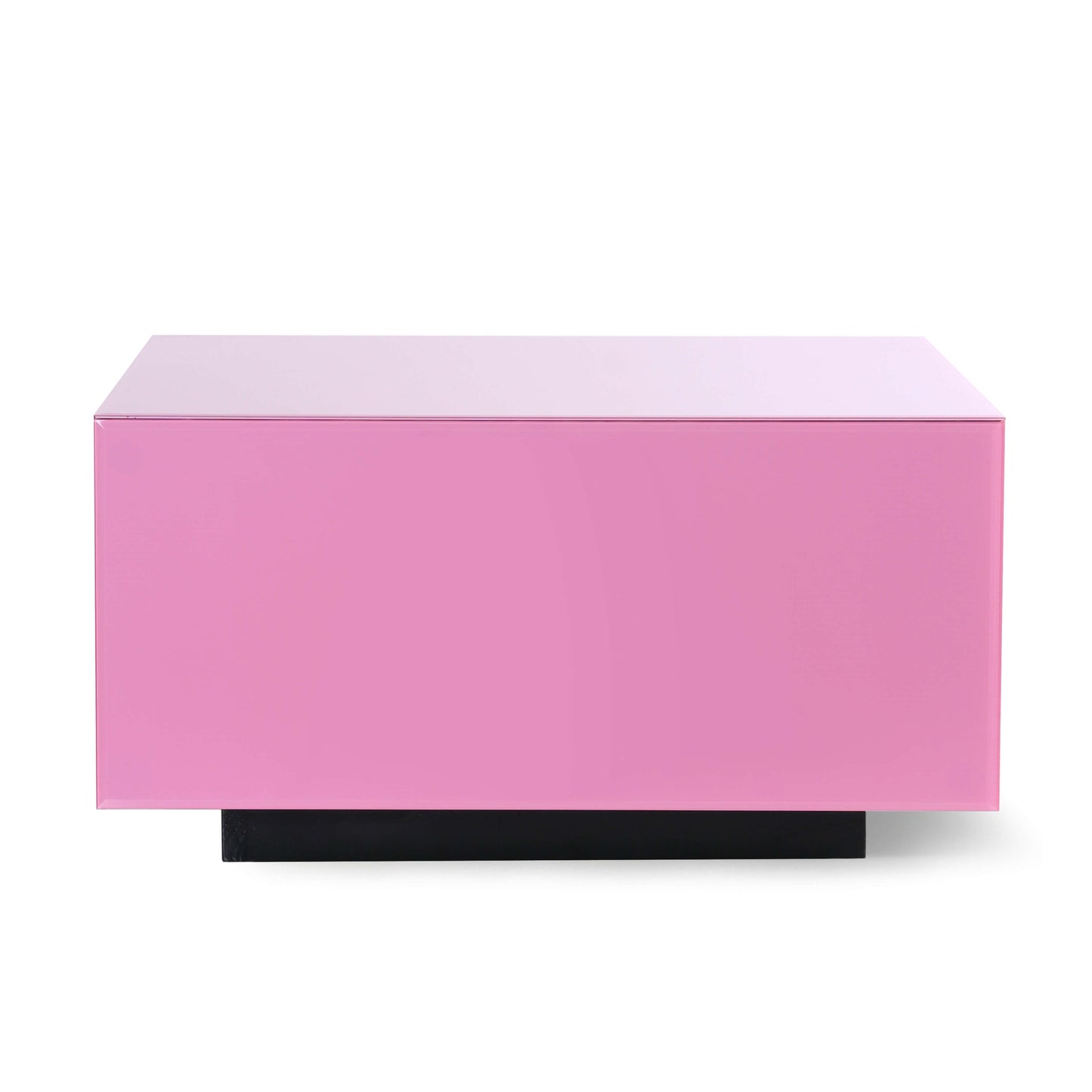 Table basse "Block Mirror" - Rose