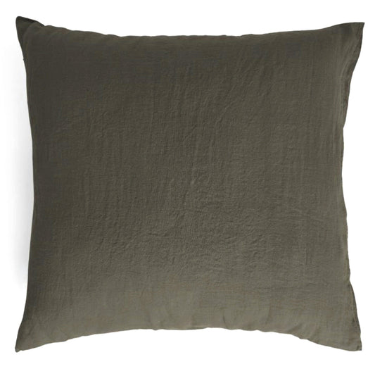 Housse de coussin carré XL "Porticcio" lin lavé