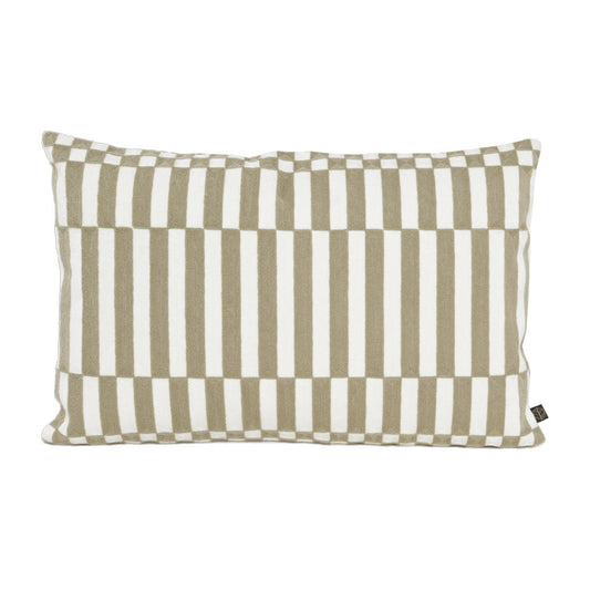 Housse de coussin brodé "Cancun" - Beige lin