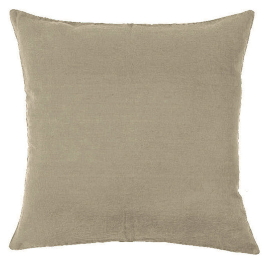 Housse de coussin carré XL "Porticcio" lin lavé