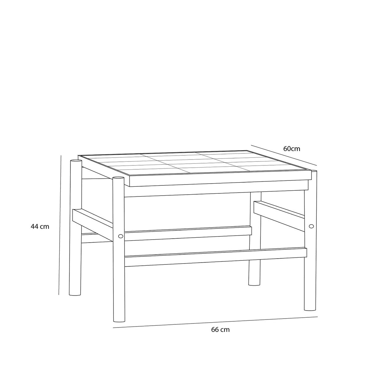 Table basse "Tile"