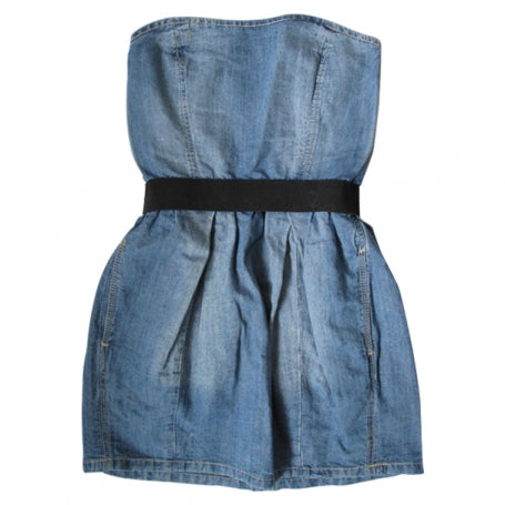 Robe bustier denim (2)