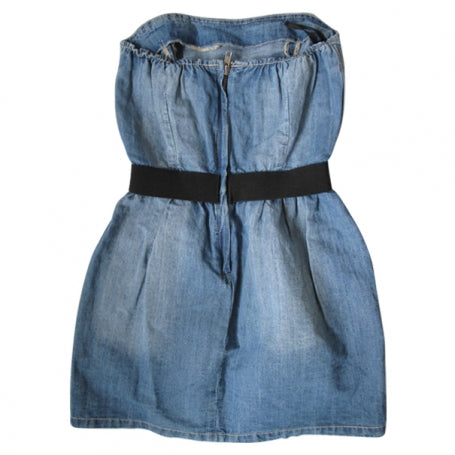 Robe bustier denim (2)