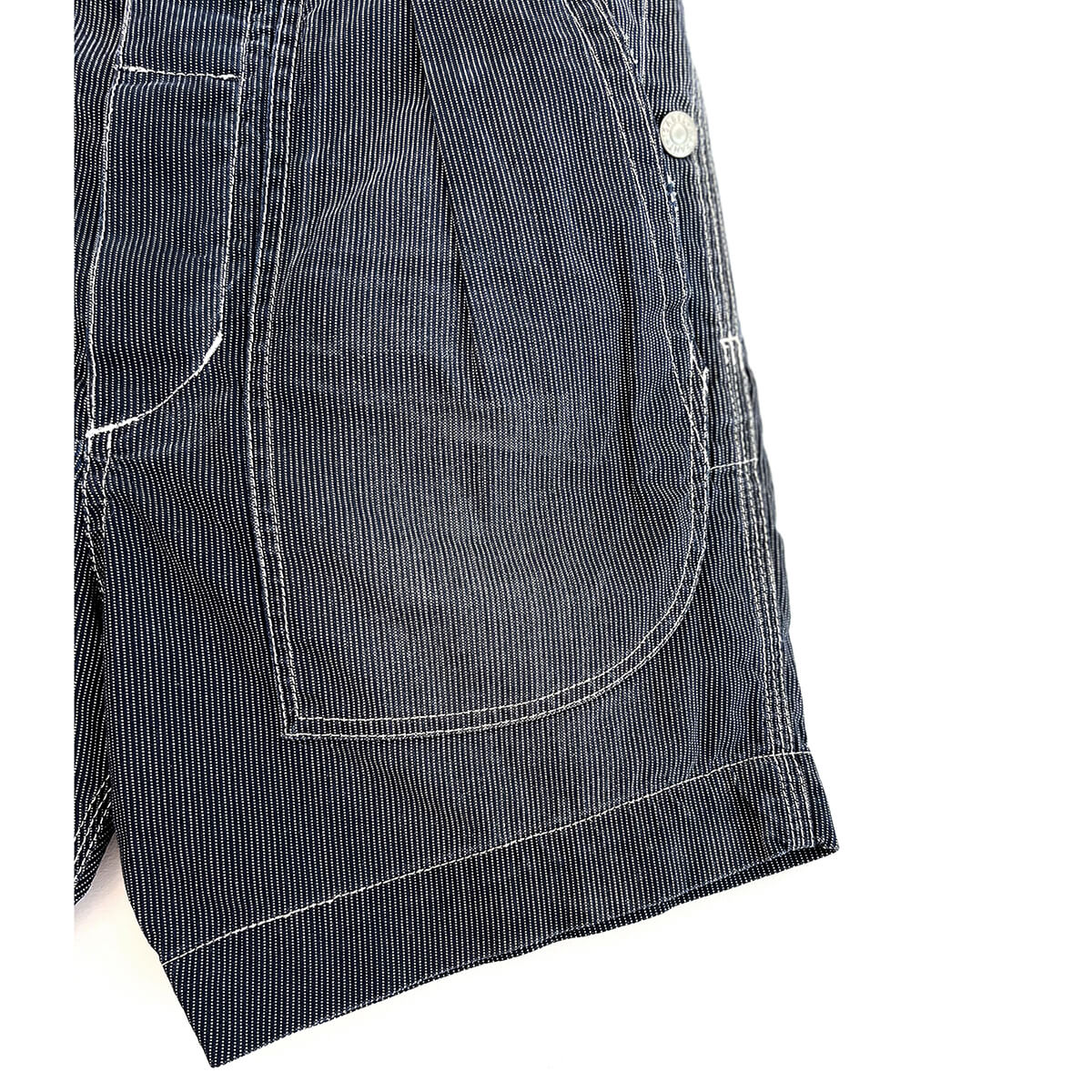 Short "Sali" denim rayé NWT (38)