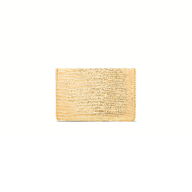 Porte-cartes "Credy" cuir Turtle Or