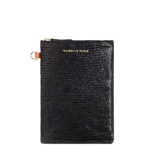 Porte-smartphone "Cliff" cuir Turtle Noir