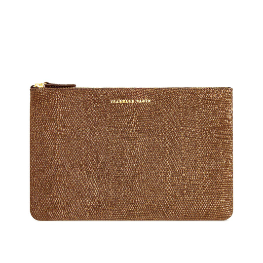 Pochette "Love" cuir Sand Naturel