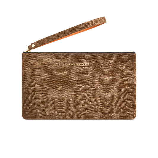 Pochette "Massi" cuir Sand Naturel