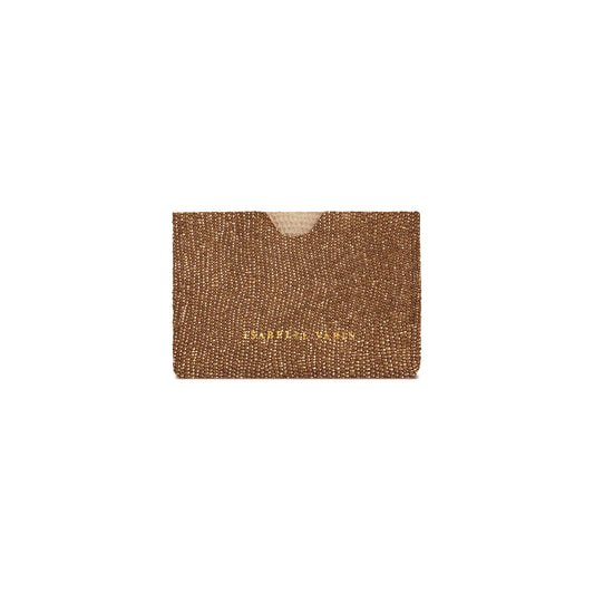 Porte-cartes "Credy" cuir Sand Naturel