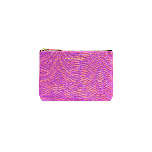 Porte-monnaie "Star" cuir Sand Fuschia