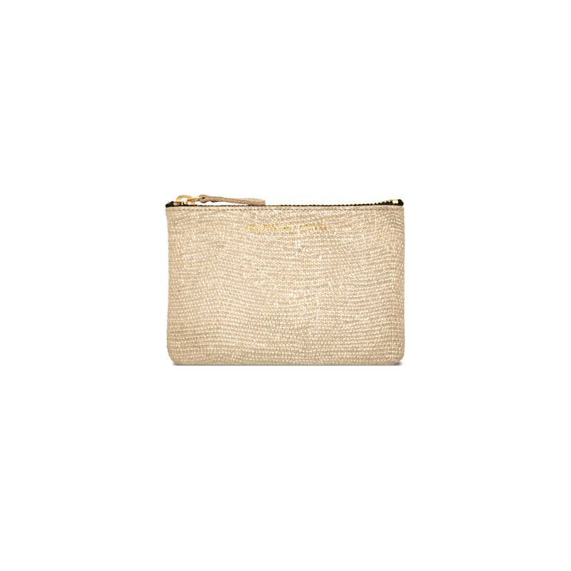 Porte-monnaie "Star" cuir Sand Vanille