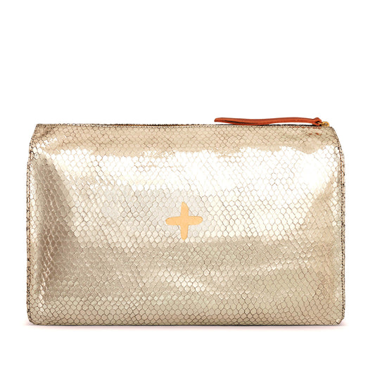 Trousse "Prince" cuir Bubble Sable