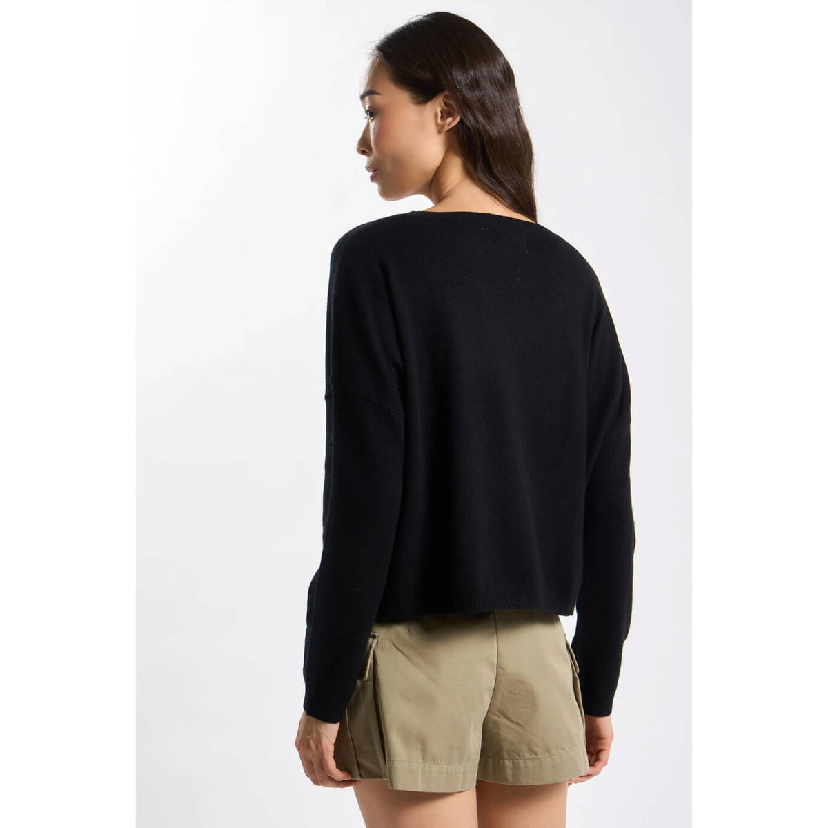 Pull cachemire "Monroe" - Noir
