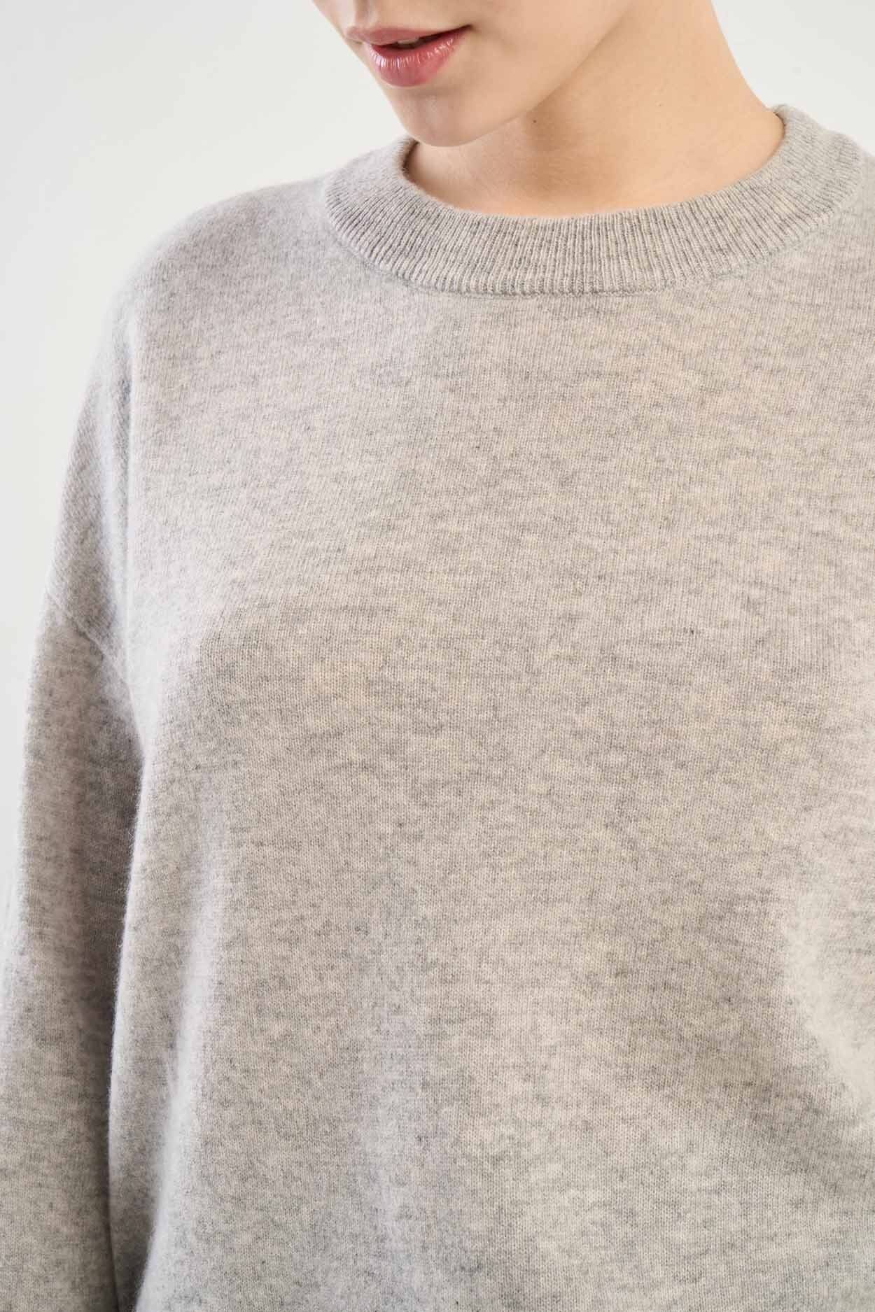 Pull "MaPoupette" cachemire - Perle chiné