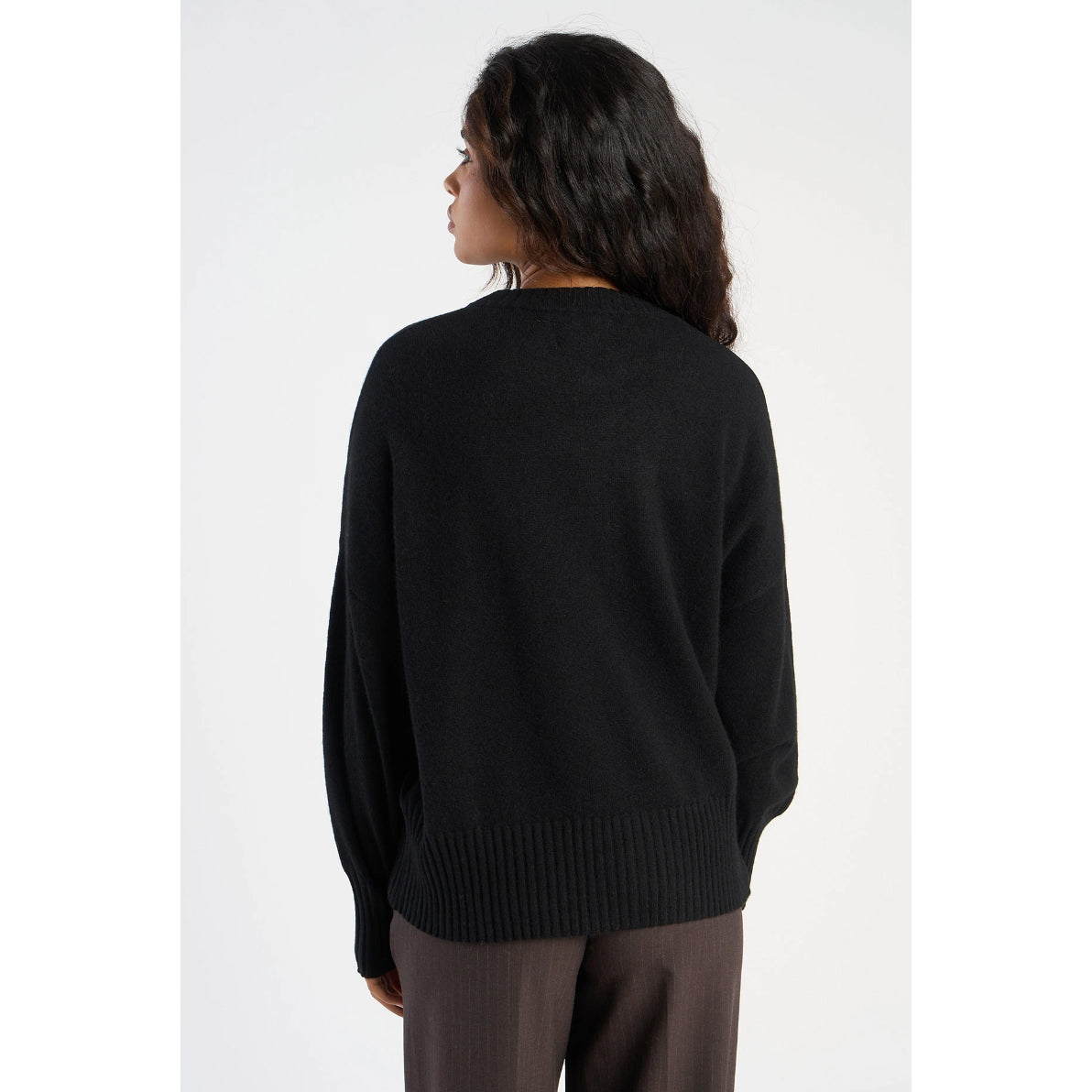 Pull "Monptilya" cachemire - Noir