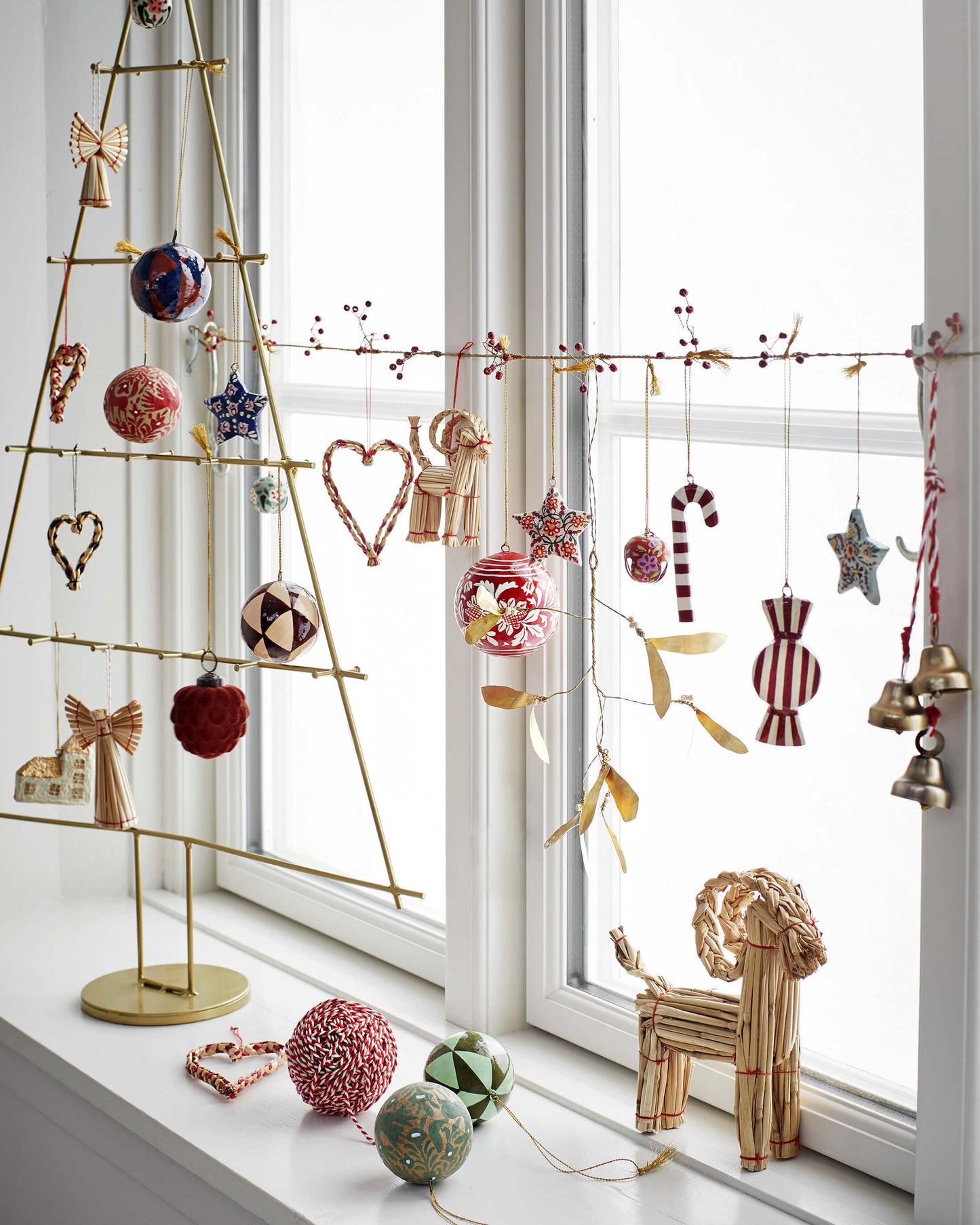 Boules de Noël laquées X3