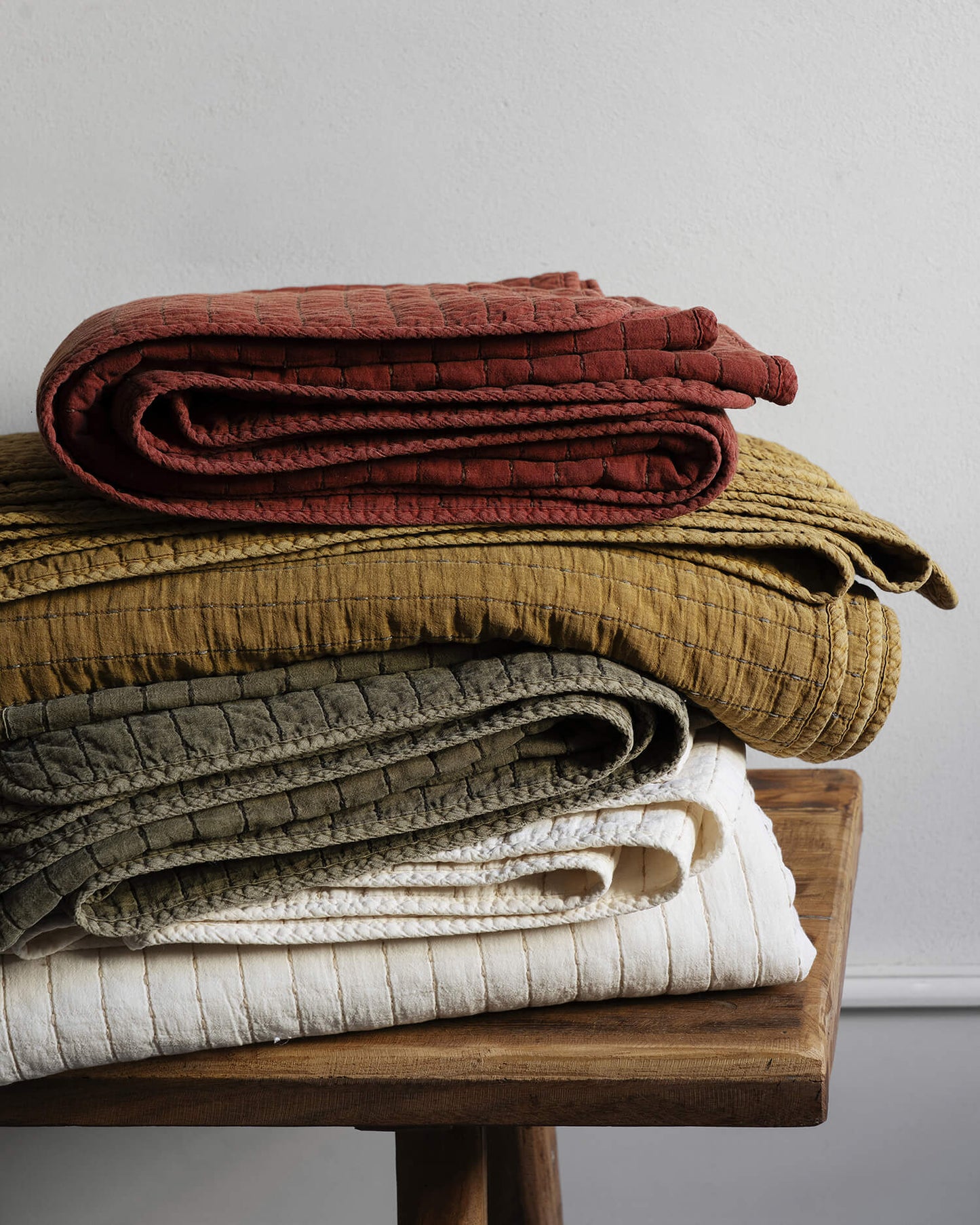 Couvre-lit quilté - Ivoire