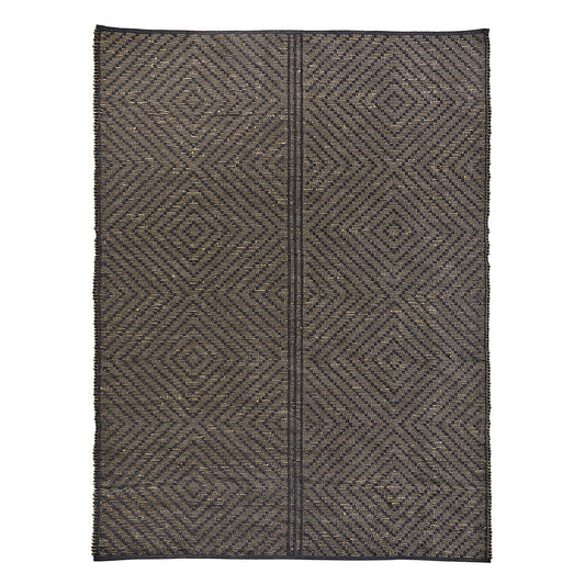 Tapis jute & coton 180x270 - Charbon