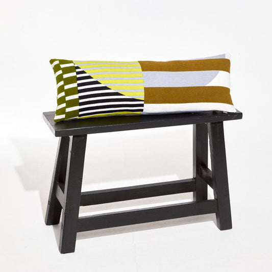 Housse de coussin "Sol" - Kaki