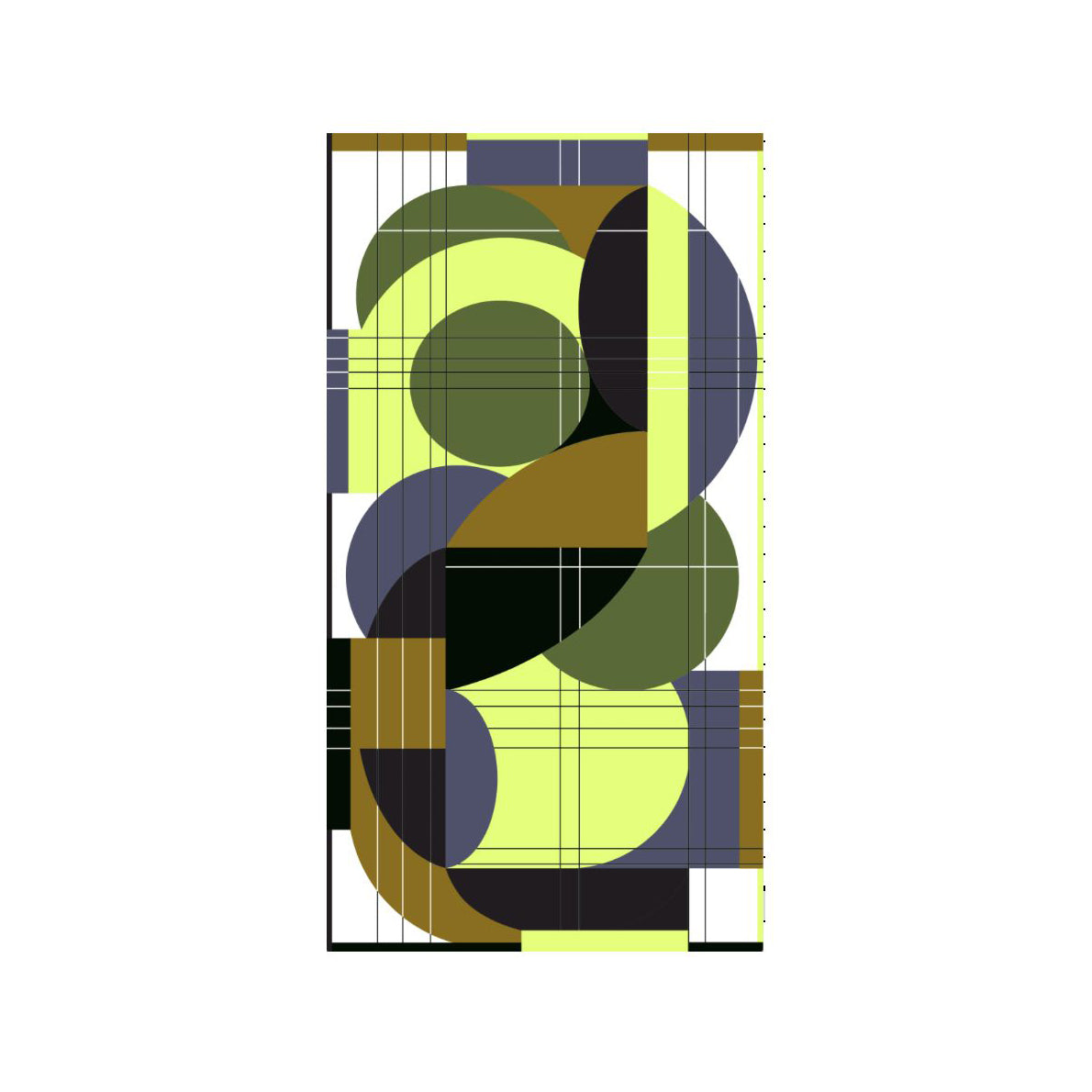 Étole "Forma" - lime