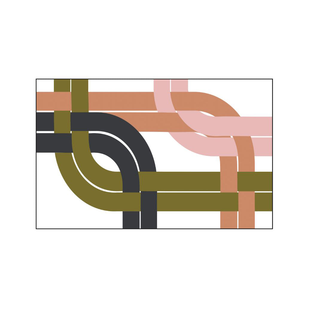 Housse de coussin "Liane" - Blush