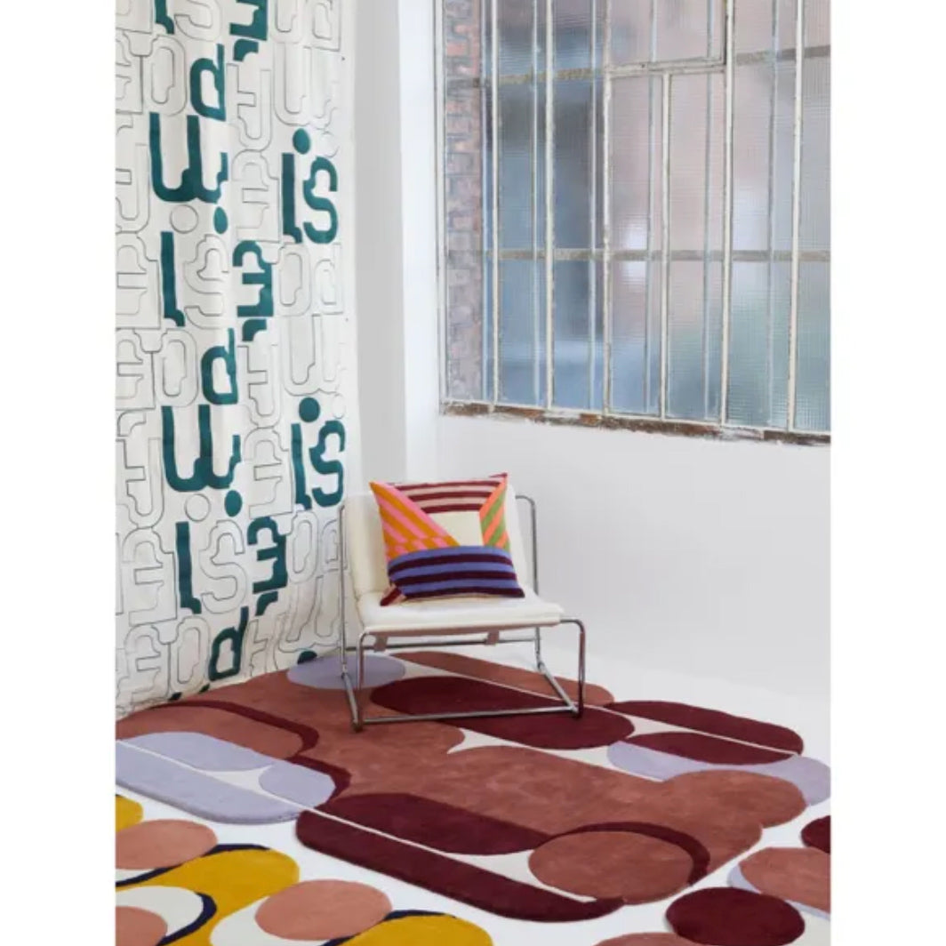 Tapis "Nymphe" laine 70x180 - Terracotta