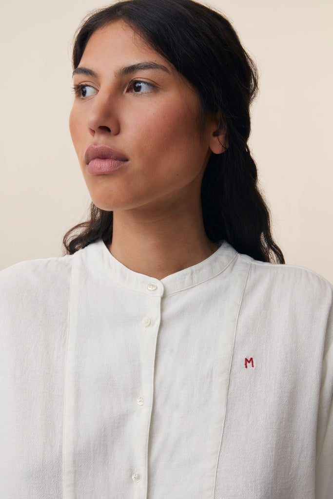 Blouse "Colombe Crimp" - Natural