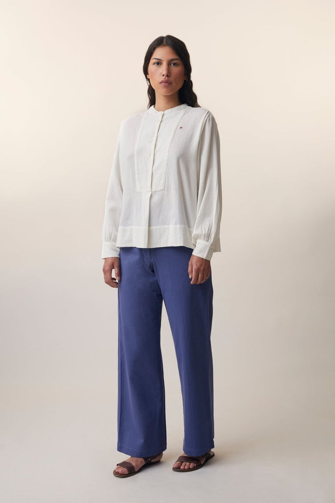 Blouse "Colombe Crimp" - Natural