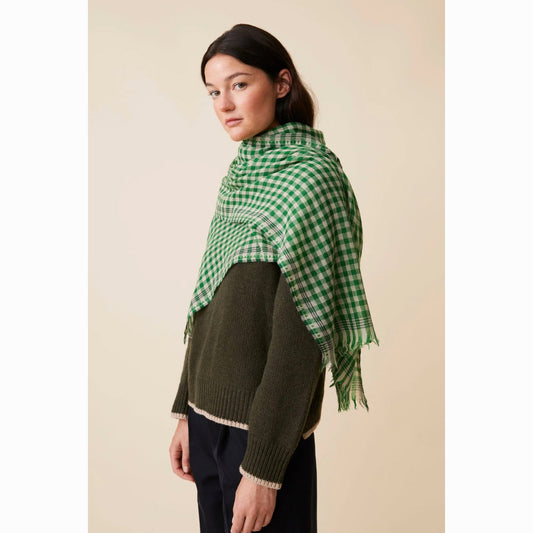 Foulard Vichy N°693 - Apple green