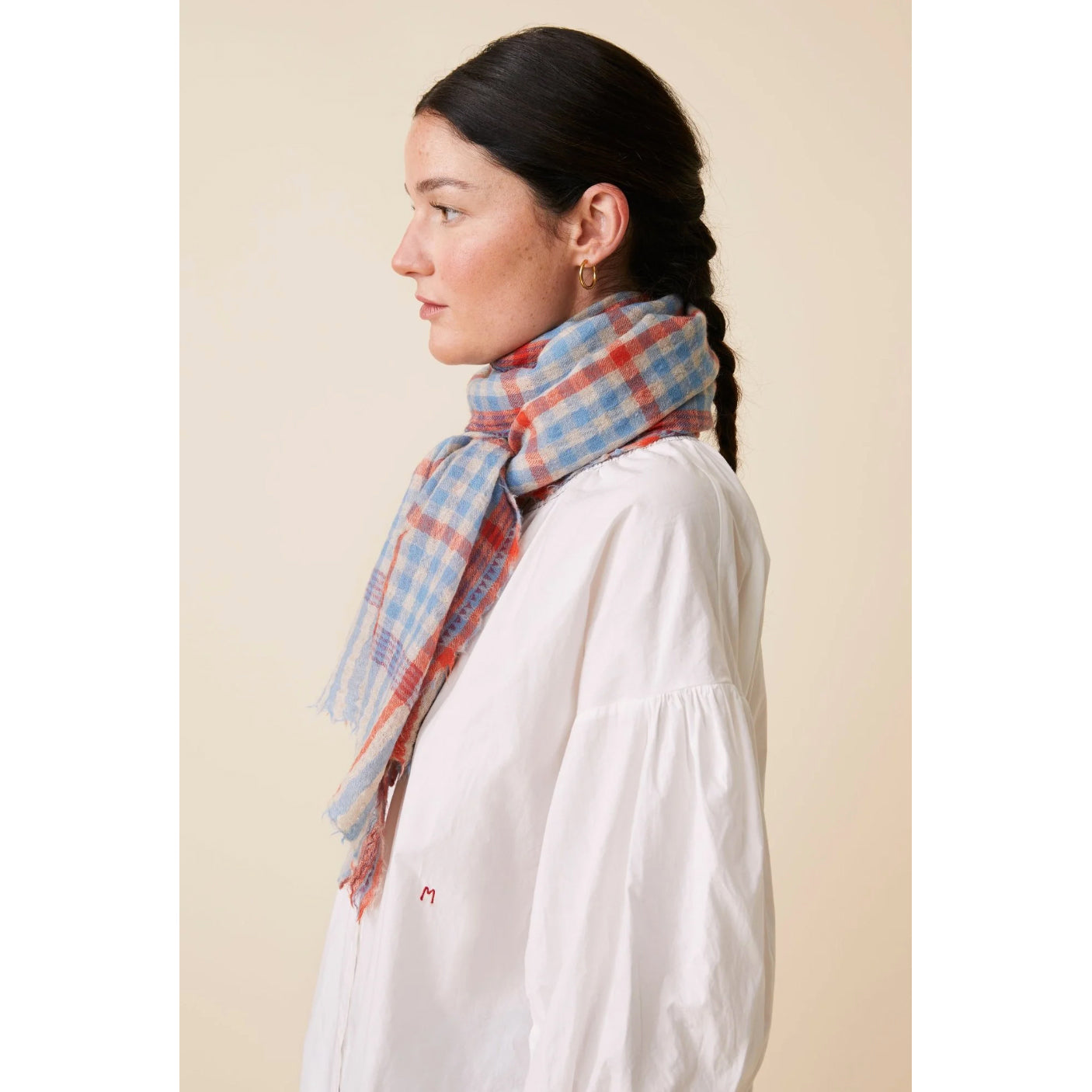 Foulard Vichy N°754 - Cloud